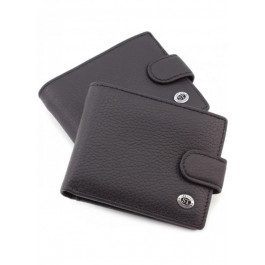 ST Leather Чоловічий шкіряний гаманець  (ST114) 98320 Чорний