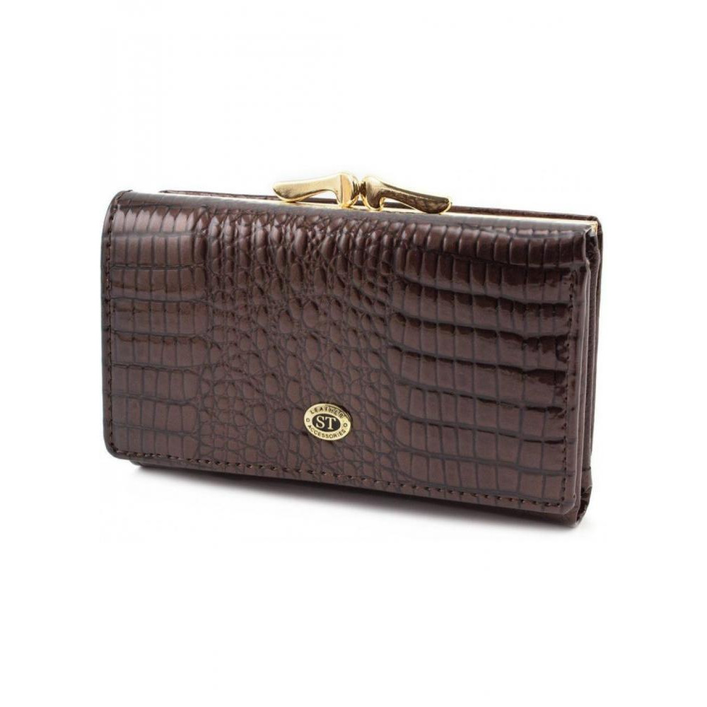 ST Leather Жіночий гаманець шкіряний  (S1201A) 98213 Коричневий - зображення 1