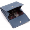 Karya Шкіряний жіночий гаманець маленького розміру в синьому кольорі  67495 - зображення 5