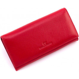 ST Leather Червоний жіночий гаманець із натуральної шкіри із клапаном на магнітах  1767444
