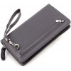 Karya Сірий жіночий гаманець-клатч із натуральної шкіри на зап'ястя  67505 - зображення 4