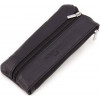 ST Leather Чорна ключниця великого розміру із натуральної шкіри на блискавці  1767315 - зображення 3