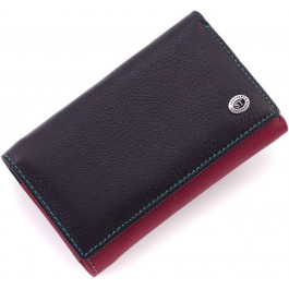 ST Leather Жіночий різнокольоровий гаманець середнього розміру на магнітах  1767325