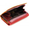 ST Leather Шкіряний жіночий різнокольоровий гаманець компактного розміру на магніті  1767215 - зображення 5