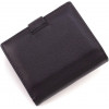 ST Leather Чоловіче портмоне з натуральної шкіри чорного кольору з хлястиком на кнопці  1767364 - зображення 3