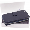 ST Leather Темно-синій гаманець-клатч із натуральної шкіри із кистьовим ремінцем  1767374 - зображення 8