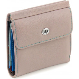 ST Leather Темно-рожевий жіночий гаманець маленького розміру із натуральної шкіри на магніті  1767338
