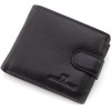 ST Leather Горизонтальне чоловіче портмоне із натуральної шкіри чорного кольору під документи  1767358 - зображення 1