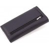 ST Leather Шкіряний жіночий гаманець чорного кольору з асиметричним клапаном на кнопці  1767408 - зображення 3