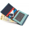 ST Leather Маленький жіночий гаманець синього кольору із натуральної шкіри  1767342 - зображення 7