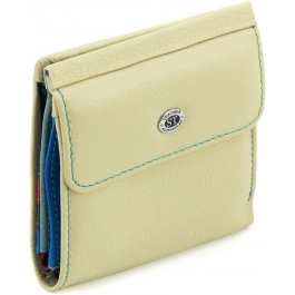 ST Leather Маленький жіночий шкіряний гаманець молочного кольору  1767341