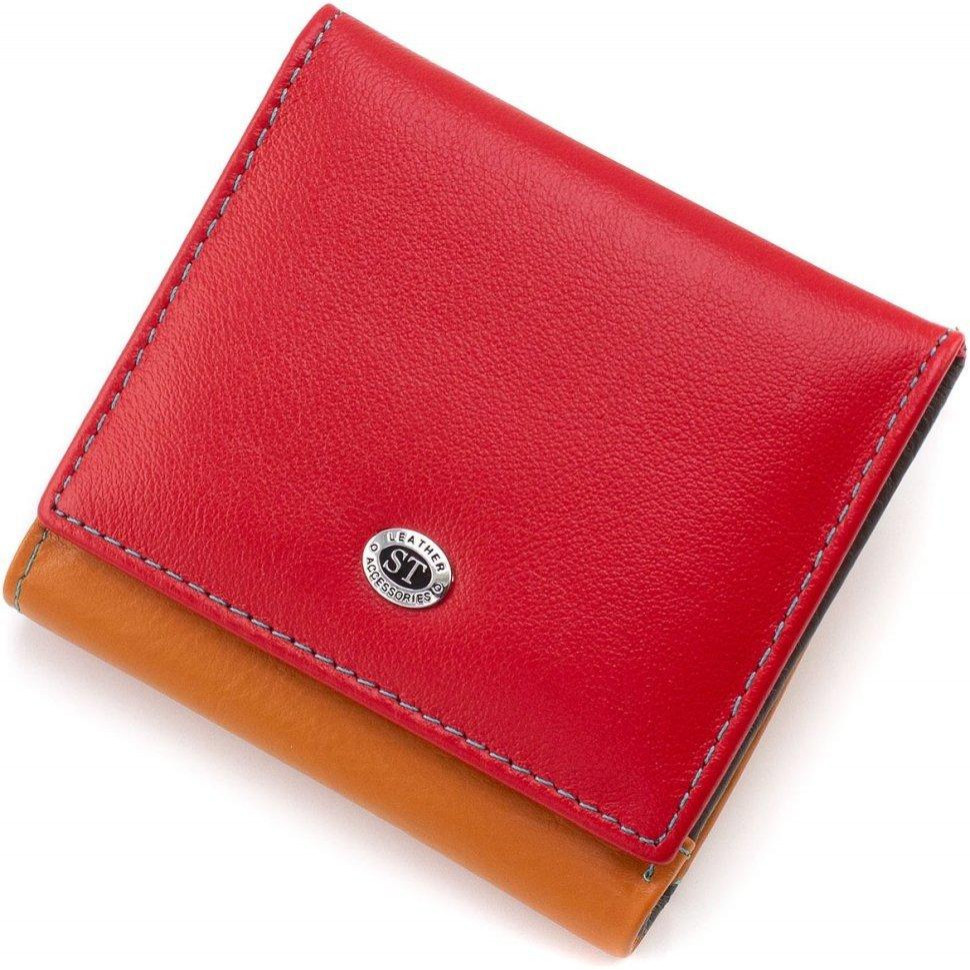 ST Leather Кольоровий жіночий гаманець із натуральної шкіри із монетницею  1767231 - зображення 1