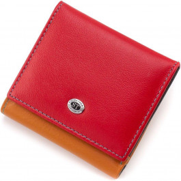 ST Leather Кольоровий жіночий гаманець із натуральної шкіри із монетницею  1767231