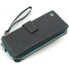ST Leather Зелений жіночий гаманець-клатч із натуральної шкіри з кистьовим ремінцем  1767376 - зображення 3