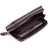 ST Leather Шкіряний жіночий гаманець коричневого кольору на дві блискавки  1767390 - зображення 9