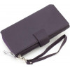 ST Leather Жіночий фіолетовий гаманець-клатч із натуральної шкіри на зап'ястя  1767379 - зображення 4