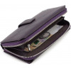 ST Leather Жіночий фіолетовий гаманець-клатч із натуральної шкіри на зап'ястя  1767379 - зображення 5