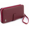 ST Leather Жіночий гаманець-клатч з натуральної шкіри бордового кольору з ремінцем кисті  1767380 - зображення 1