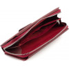 ST Leather Жіночий гаманець-клатч з натуральної шкіри бордового кольору з ремінцем кисті  1767380 - зображення 6