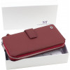 ST Leather Жіночий гаманець-клатч з натуральної шкіри бордового кольору з ремінцем кисті  1767380 - зображення 9