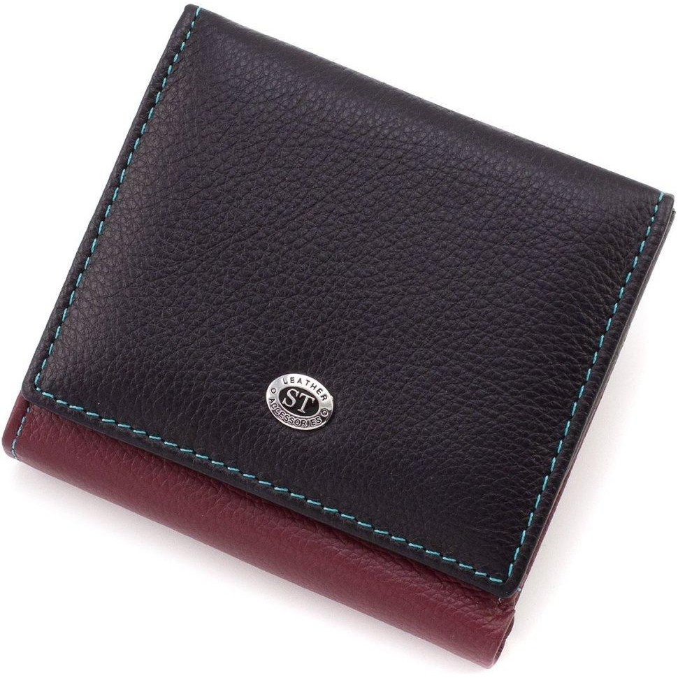 ST Leather Невеликий різнобарвний жіночий гаманець із фактурної шкіри  1767229 - зображення 1