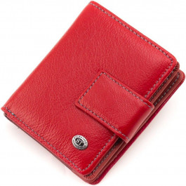 ST Leather Жіночий гаманець з натуральної шкіри червоного кольору зі зручностями під документи  1767312