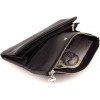 ST Leather Жіночий гаманець із фактурної шкіри чорного кольору на кнопці  1767412 - зображення 4
