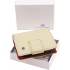 ST Leather Жіночий гаманець з натуральної шкіри молочного кольору під документи  1767309 - зображення 9