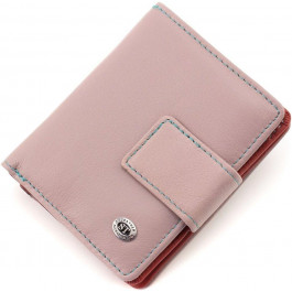 ST Leather Шкіряний жіночий гаманець темно-рожевого кольору із розворотом під документи  1767310