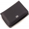 ST Leather Шкіряний жіночий гаманець чорного кольору з місткою монетницею  1767345 - зображення 3