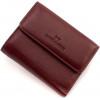 ST Leather Жіночий гаманець із натуральної шкіри бордового кольору на магнітах  1767287 - зображення 3