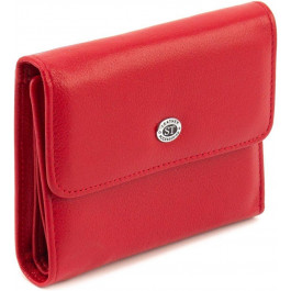 ST Leather Червоний жіночий гаманець із фактурної шкіри на магніті  1767288