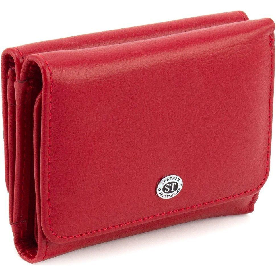 ST Leather Червоний жіночий гаманець маленького розміру з натуральної шкіри  1767244 - зображення 1
