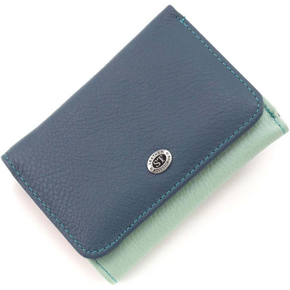 ST Leather Різнобарвний жіночий гаманець із натуральної шкіри з відсіком для монет  1767241 - зображення 1