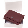 ST Leather Бордовий жіночий гаманець маленького розміру з натуральної шкіри  1767243 - зображення 9