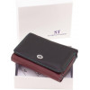 ST Leather Різнобарвний жіночий гаманець із натуральної шкіри компактного розміру  1767237 - зображення 9