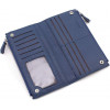 ST Leather Синій жіночий гаманець із фактурної шкіри на кнопках  1767403 - зображення 8