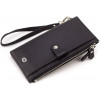 ST Leather Жіночий гаманець чорного кольору із натуральної шкіри на кнопках  1767402 - зображення 3