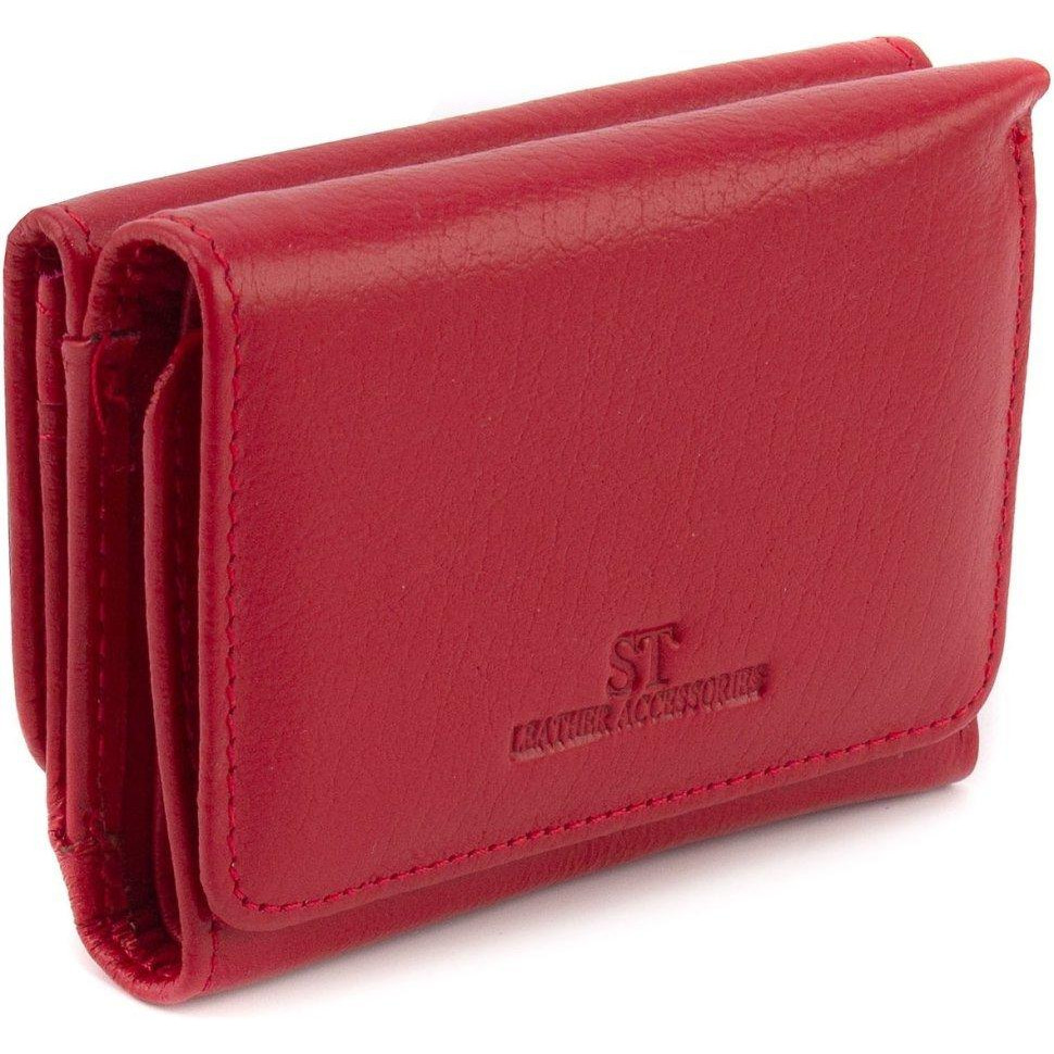 ST Leather Червоний жіночий гаманець компактного розміру з натуральної шкіри  1767234 - зображення 1