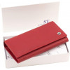 ST Leather Жіночий гаманець із зернистої шкіри червоного кольору з навісним клапаном  1767413 - зображення 8