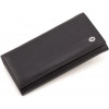 ST Leather Чорний жіночий гаманець із натуральної зернистої шкіри з навісним клапаном  1767414 - зображення 3