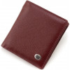 ST Leather Бордовий жіночий гаманець із натуральної фактурної шкіри на магнітах  1767266 - зображення 1