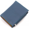 ST Leather Жіночий шкіряний гаманець синього кольору з хлястиком з автономною монетницею  1767293 - зображення 4