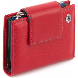 ST Leather Шкіряний жіночий гаманець червоного кольору з монетницею  1767249