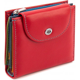 ST Leather Червоний жіночий гаманець із натуральної шкіри з магнітною фіксацією  1767292