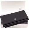 ST Leather Великий жіночий гаманець із натуральної шкіри чорного кольору із клапаном на магніті  1767417 - зображення 7