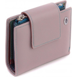 ST Leather Рожевий жіночий гаманець із натуральної шкіри з монетницею  1767251