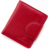 ST Leather Невеликий жіночий гаманець із натуральної шкіри червоного кольору на кнопці  1767297 - зображення 1
