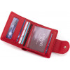 ST Leather Невеликий жіночий гаманець із натуральної шкіри червоного кольору на кнопці  1767297 - зображення 6