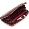 ST Leather Жіночий бордовий гаманець із натуральної шкіри з блискавковою застібкою  1767432 - зображення 8